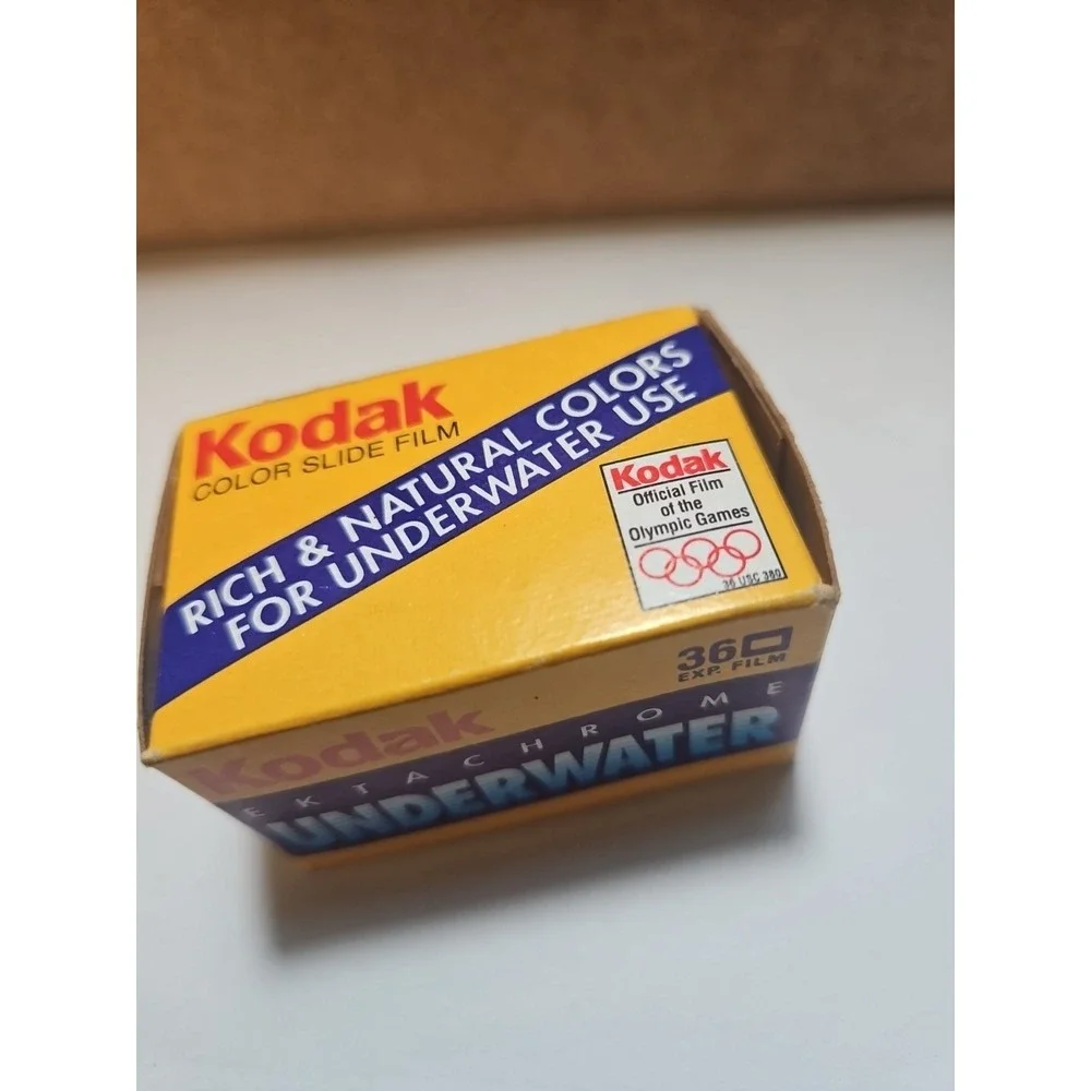 KODAK EKTACHROME UNDERWATER UW 135-36mm FILM EXP 02/1995 Color Slides‎ EI50 New